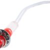 Lampka kontrolna do montażu panelowego 6V, czerwona 6.4mm Chrom Wyprowadzenia CAMDENBOSS