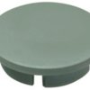 Front cap, Ø 20 mm, gray, for rotary knobs, 4311.0041