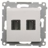 KONTAKT-SIMON 54 Gniazdo podwójne HDMI białe