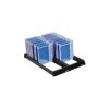 Hama 00048000 CD Flipper Tray - 44 CDs/DVDs/Blu-rays Plastic Black 288x348x29mm