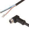 Złącze do samokonfekcjonowania M8 żeńskie 4pin kątowe druga końcówka niezarobiona 4x0.34mm² 10m 60V IP67 VKA05371
