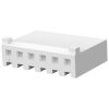 Socket housing, 6 pole, pitch 3.96 mm, straight, natural, 647402-6