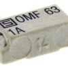 Bezpiecznik nieresetowalny 1A 63V ac/dc Schurter F Termoplastyczne 50 A przy 63 V AC/DC