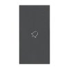 LIVING NOW klawisz z symbolem dzwonek 2mod. czarny KG01M2D