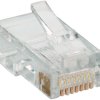 Plug, RJ45, 8 pole, 8P8C, Cat 3, IDC connection, cable assembly, P 129