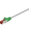 Kabel Patchcord skrosowany CAT 6 S/FTP PIMF RJ45/RJ45 1m szary