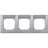 MERTEN M-PLAN Ramka 3 potrójna pozioma z polem opisowym aluminiowy MTN472360 SCHNEIDER ELECTRIC