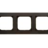 Sonata Ramka Potrójna Czarny Metalik R-3R/33