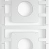 PA device marker, (L x W) 45 x 45 mm, gray, 20 pcs, 1248670000