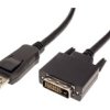 Kabel DisplayPort długość 2m B: DVI-D A: Display Port v. 1.1 Value 1080p