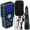 Tester kabli sieciowych RJ45 PREMIUM z funkcją Lokalizatora Par, pomiaru PoE i długości przewodu FORSCHER FS8117