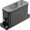 Grommet housing, size 24B, die-cast aluminum, screw locking, IP65/IP68/IP69/IPX9K, 09400240455