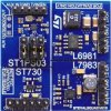STEVAL-QUADV01 Power management evaluation board based on the stepdown regulators L6981,L7983, ST1PS03, and the ST730 LDO