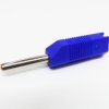 Adapter z wtykiem bananowym Męski Śruba typ Wtyk bananowy Niebieski 16A Deltron rozmiar 4 mm