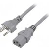 SN30-3/10/5.0GY Kabel: 3x1mm2, IEC C13 żeński,SEV-1011 (J) wtyk, 5m