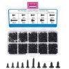 500 pcs PA Phillips Laptop Repair Screw Kit - M2-M3 - Micro Screws with Cross Head