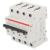 S204M-C16 Wyłącznik nadprądowy 400VAC Iznam: 16A Bieguny: 4 na szynę DIN