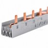 Szyna łączeniowa trzpieniowa MCB typ L 2-biegunowa 16mm2 63A na 56 modułów 1 m MOREK