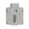 Gniazdo Schuko 16A 230V Ip54 Tylne Szare 105-0Gs
