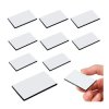 10x Mikroguma Dwustronna 2,5mm 50x30mm Czarna Podkładka Piankowa z Klejem