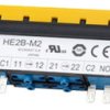 Enabling switch, 2 pole, yellow, unlit , IP40, HE2B-M200