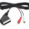 KAB12.01-2 Kabel połaczeniowy EURO(SCART) - 2 x RCA - długość 1.5m