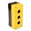 Yellow/Black 3 Hole 22mm Control Station Box Enclosure IP65