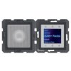 B.x Radio Touch DAB+ z głośnikiem antracyt mat 29801606 HAGER