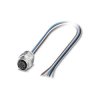 Phoenix Contact 1520042 SACC Connector 5-pos M12 A-coded 0.5m Wire