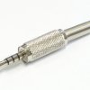 Wtyk JACK 3.5mm 4 polowy stereo + mikrofon metalowy