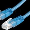 21991544 Patch cable Cat. 6, UTP, blue, 2 m