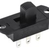 Przełącznik suwakowy, DPDT, Montaż panelowy, 12 A @ 125 V ac, -30 → +65°C, C & K
