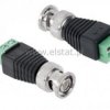 Wtyk BNC z szybkozłączem; złączka CCTV