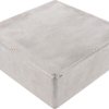 Aluminum die cast enclosure, (L x W x H) 188 x 188 x 67 mm, natural, IP54, 1590F