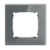 Icon Ramka Uniwersalna Pojedyncza Kwadratowa - Efekt Szkła (Ramka: Grafitowa...