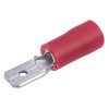 TruConnect Red 4.8mm Male Tab Connector Pack of 100