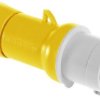 Przemysłowa wtyczka przenośna, prosta, 16A, 2p+E, 100...130 V AC, IP 44 PKE16M413