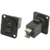 Cliff CP30212MB XLR USB-C Plug Adapter Built-In 1pc