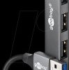 74456 USB 3.2, 4-port hub, 3x USB-A 2.0, 1x USB-A 3.2, USB-A 3.2 cable