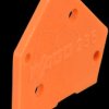 236-600 End plate, orange