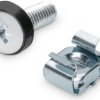 Mounting kit, M6, steel, (L) 19.8 mm, silver, for 483 mm (19'') and 254 mm (10") components, DN-19 SET-S