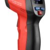 Termometr na podczerwień temp: +380 °C, +716 °F ±1%, z kalibracją ISO wsp. odległości: 12:1