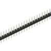 Pin header, 30 pole, pitch 2 mm, straight, black, 10062045