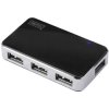 Digitus DA-70220 USB hub 4 ports USB type A USB 2.0 480 MBit/s Black, Silver