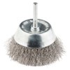 Szczotka druciana doczołowa z trzpieniem 50 mm INOX 57H599 TOPEX