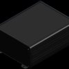 Aluminum Profile enclosure, (L x W x H) 200 x 167 x 82 mm, black (RAL 9004), IP65, TEKAM 52-E.9