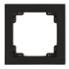 Deco Ramka Pojedyncza Czarny Mat 12Dr-1