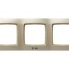 KARO Ramka 3 potrójna do wyłączników IP44 ecru perłowy RH-3S/42 OSPEL