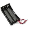 Durable 2x 18650 2s 7.2V serial cell cage with tin wires
