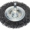 Szczotka tarczowa, 75 mm, 0,3 mm, 4500 obr./min, 8 mm Bosch Accessories N/A N/A Ø trzonka 6 mm 2608622007 1 szt. Bosch A